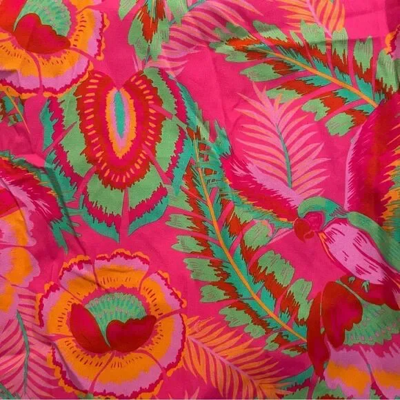 Show Me Your MuMu Pink and Green One-Shoulder Dress - Picture 6 of 6